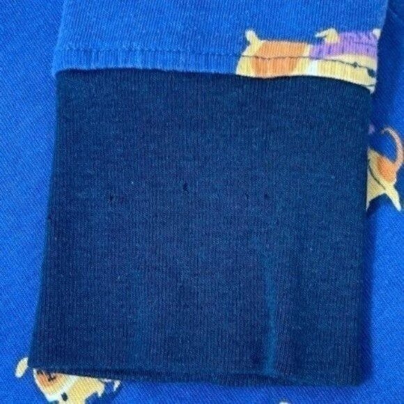 Nite-nite Munki Munki Dogs Pajamas Nightgown Size Medium Long Sleeve Pj’s - Picture 7 of 7